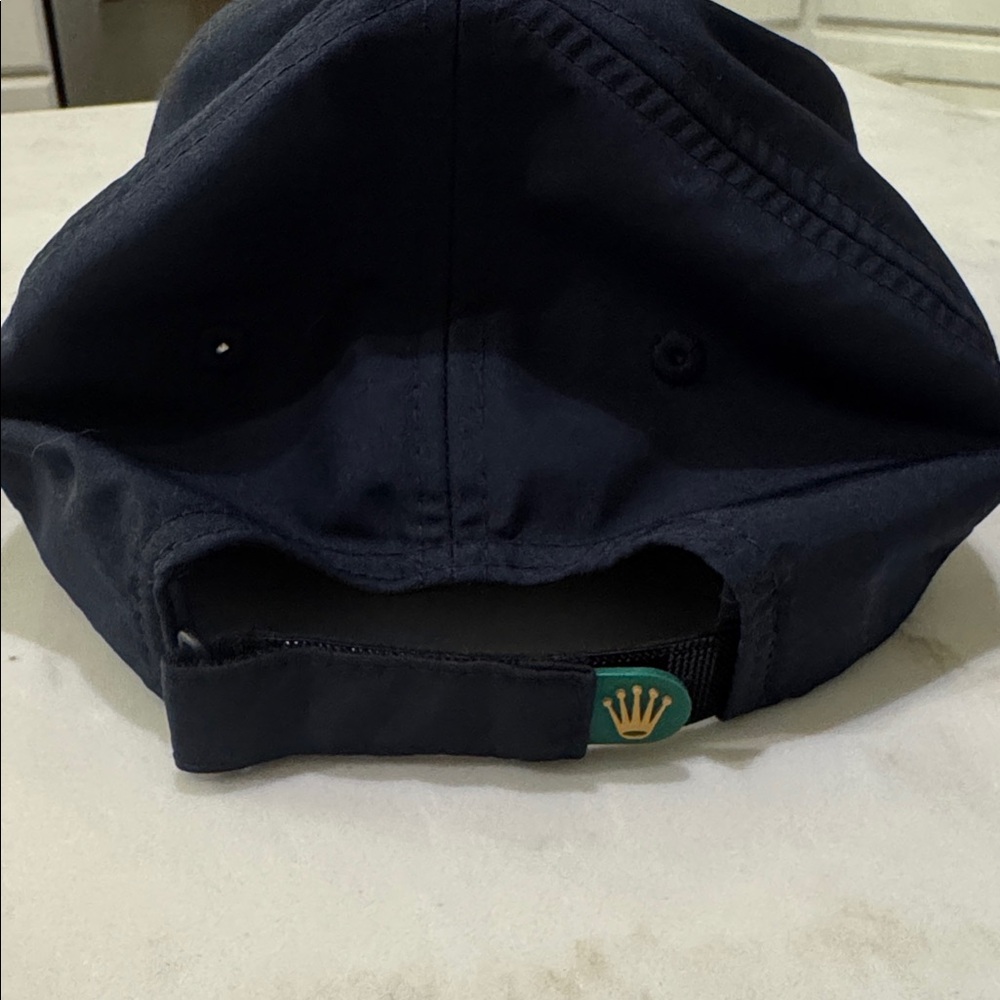 Rolex Dark Blue Hat with Gold and Green Embroidery - Picture 2 of 2